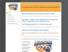Tablet Screenshot of antietamcup.com